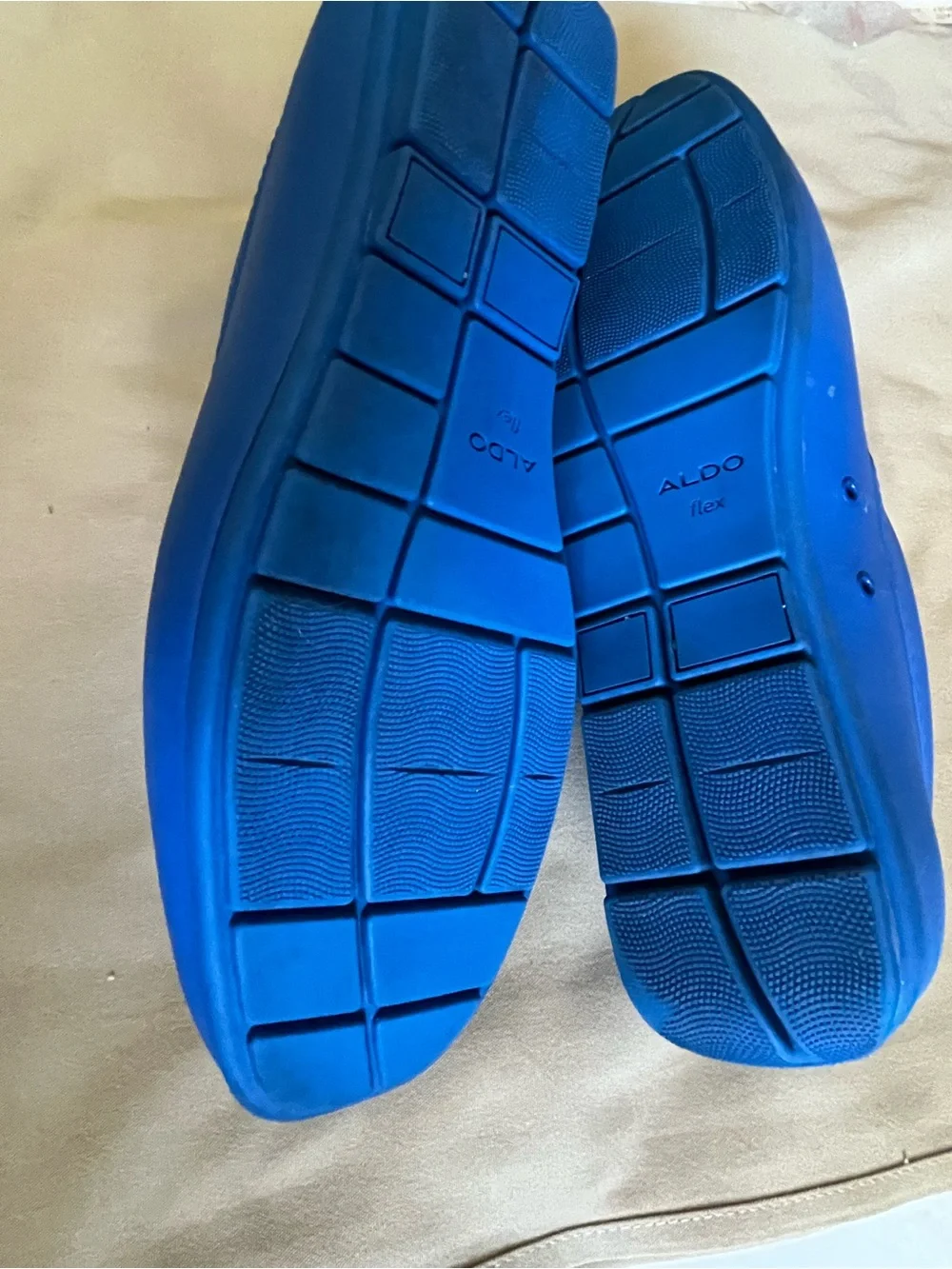 Aldo bright Blue Slip on Loafers size 12